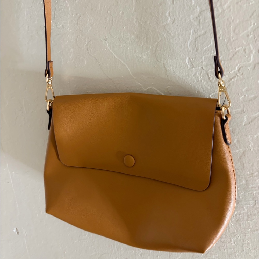 RP Elegant Tan Crossbody Bag
